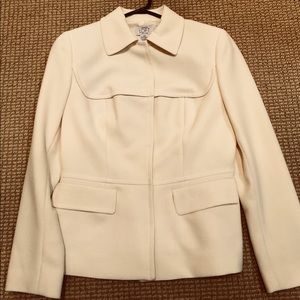 Loft Blazer jacket 4p Ivory NWT